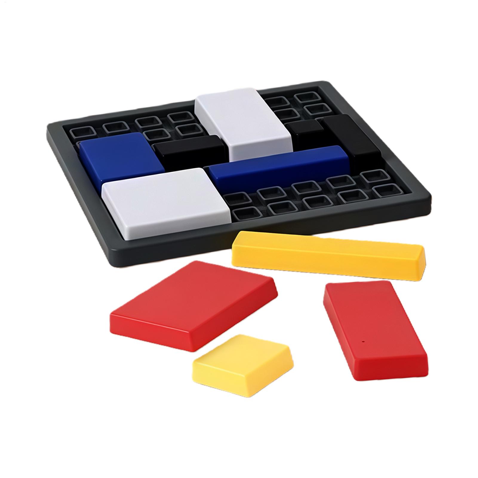 Kids Education Level - 4-niveau STEM-logica-puzzelspel, educatieve bouwstenen, intelligentiespeelgoed voor