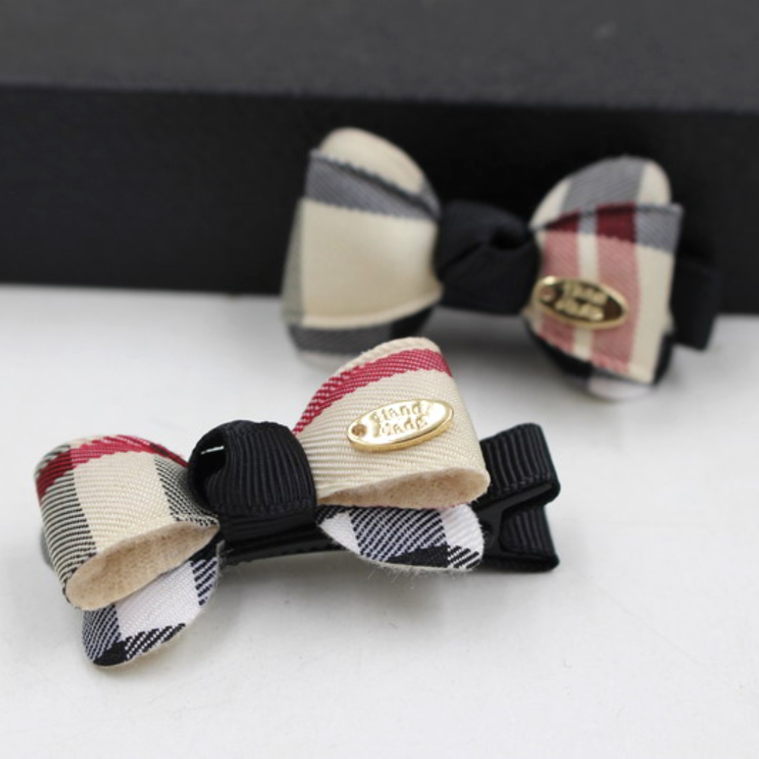 English Kids Education - Kinderen Britse Plaid Mini Haarspeldjes Haarspeldjes