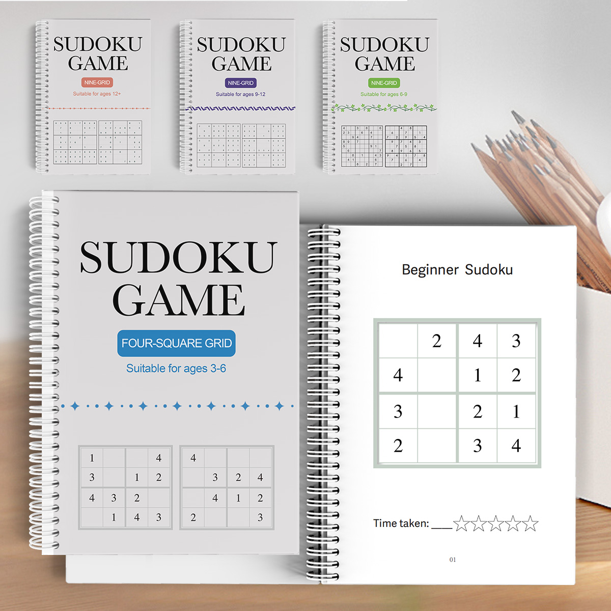 Kids Education Level - Leuk en educatief Sudoku-puzzelboek voor kinderen: