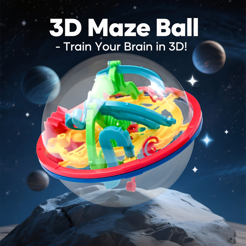 Kids Education Level - 3D Magische Bal Labyrint Brain Teaser