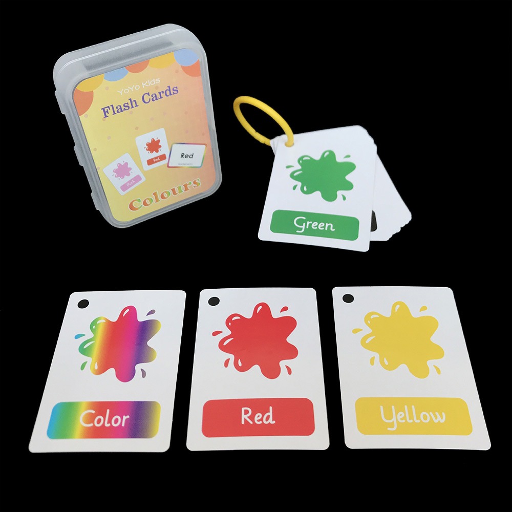 Flash Card Alphabet - Met ringalfabetkaart, alfabetten, cijfers, kleuren, vroege