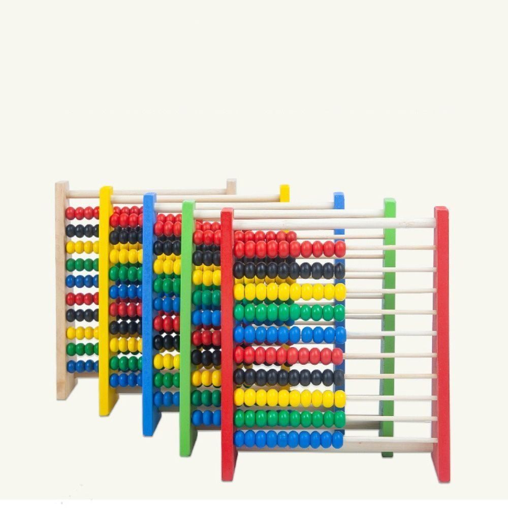 Kids Education Calculator - Duurzaam houten abacus voor educatieve intelligentieontwikkeling,