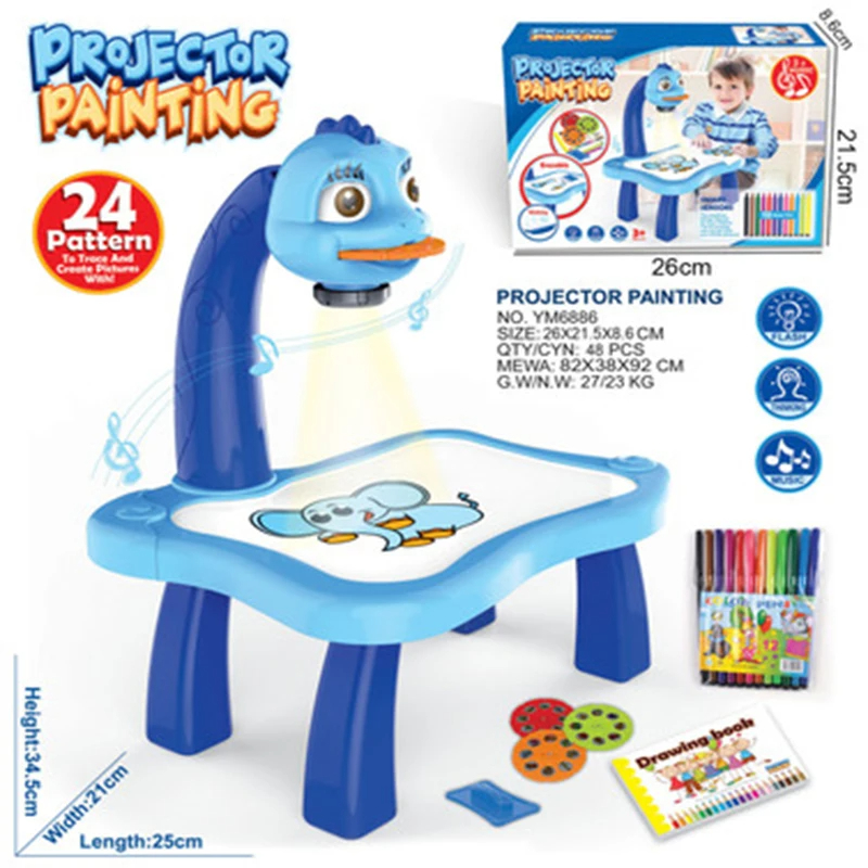 Drawing Projector Kids - Baby Projectie Tekentafel Kinderen Vroeg Onderwijs
