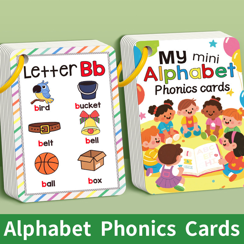 Flash Card Alphabet - 27 stks/set Leerkaart Cartoon Engels Alfabet