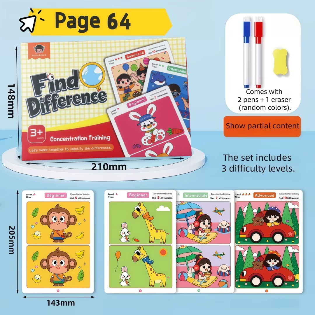 Vind verschillen Kaartspel Her - Kids Education Level recensie en prijs