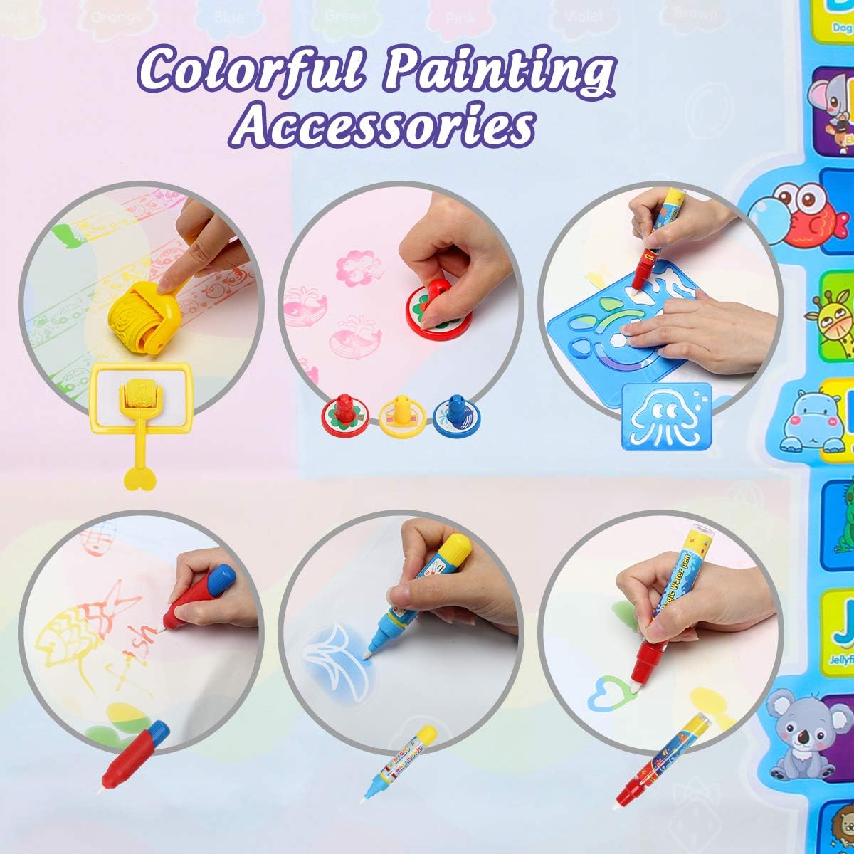 Magische watertekenmat Herbrui - Drawing Projector Kids recensie en prijs