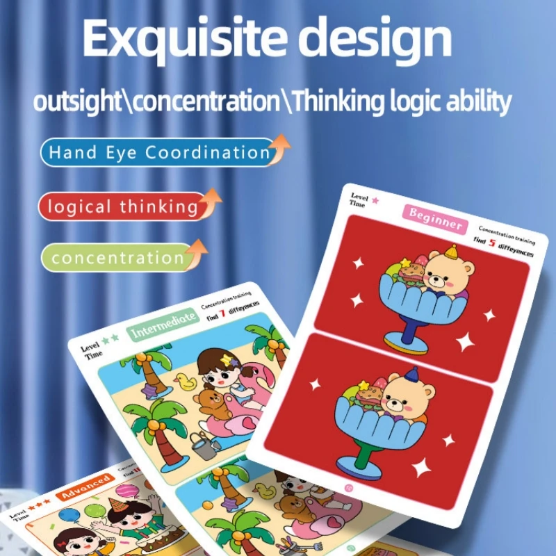 Vind verschillen Kaartspel Her - Kids Education Level recensie en prijs