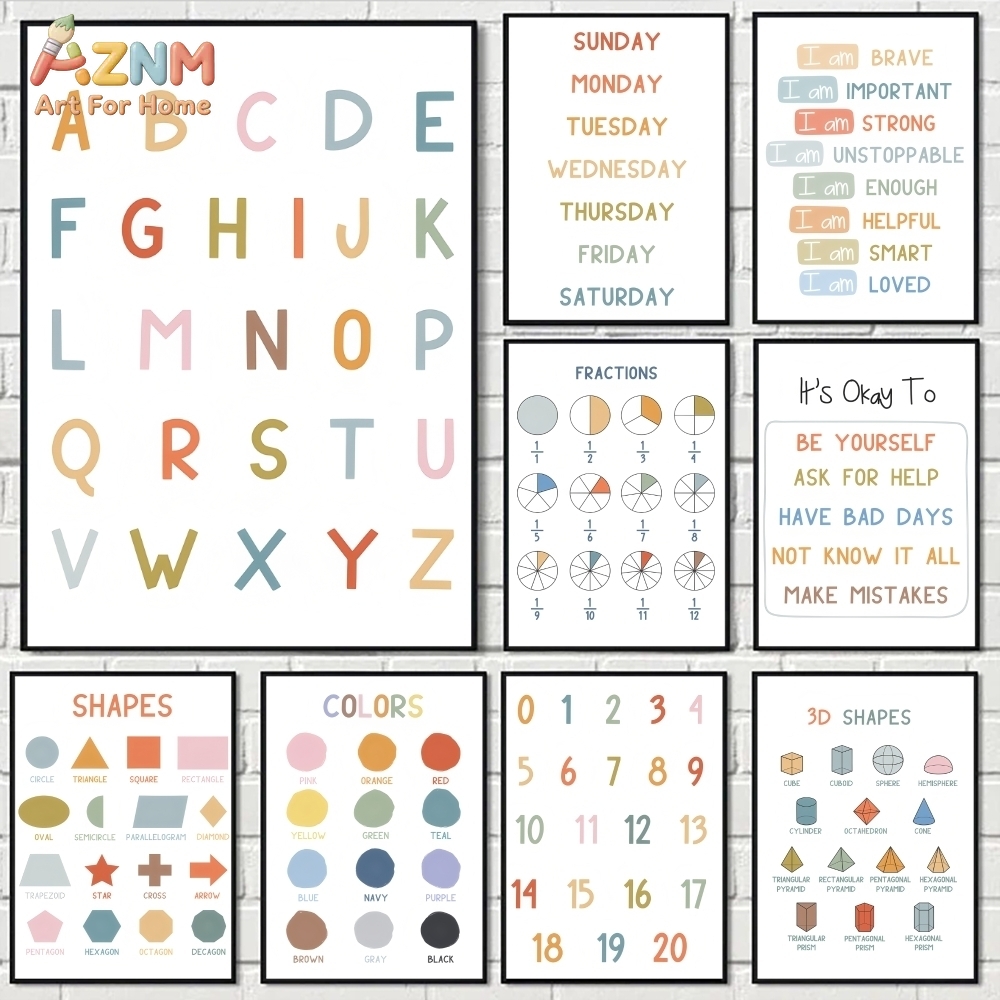 AZNM Educatief alfabetnummers  - Kids Education Nursery recensie en prijs