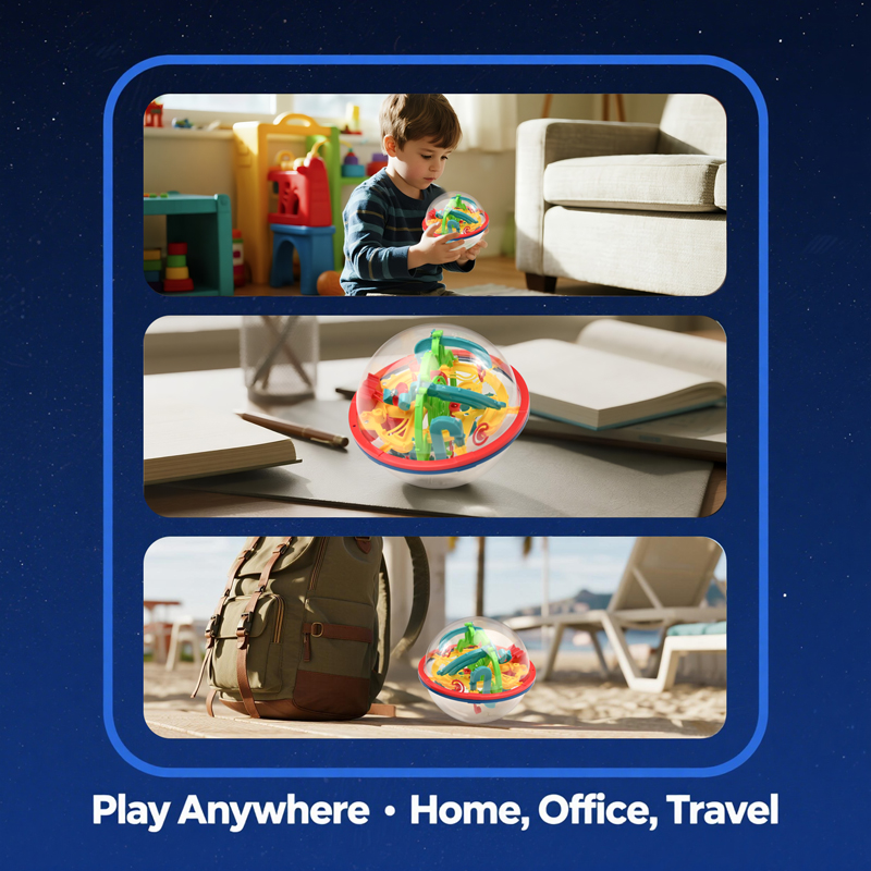 3D Magische Bal Labyrint Brain - Kids Education Level recensie en prijs