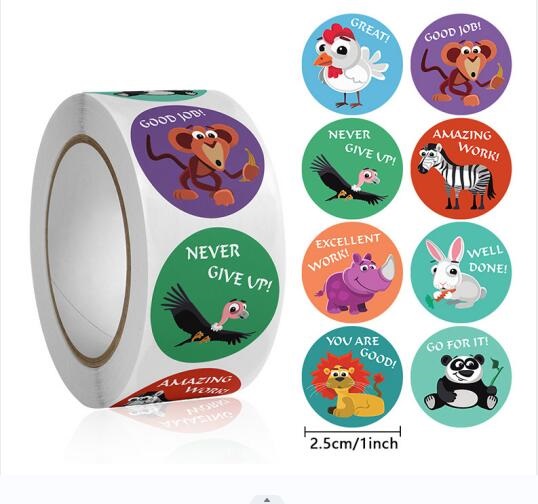 Leuke dierenleerstickers 50-50 - Kids Education Motivation recensie en prijs