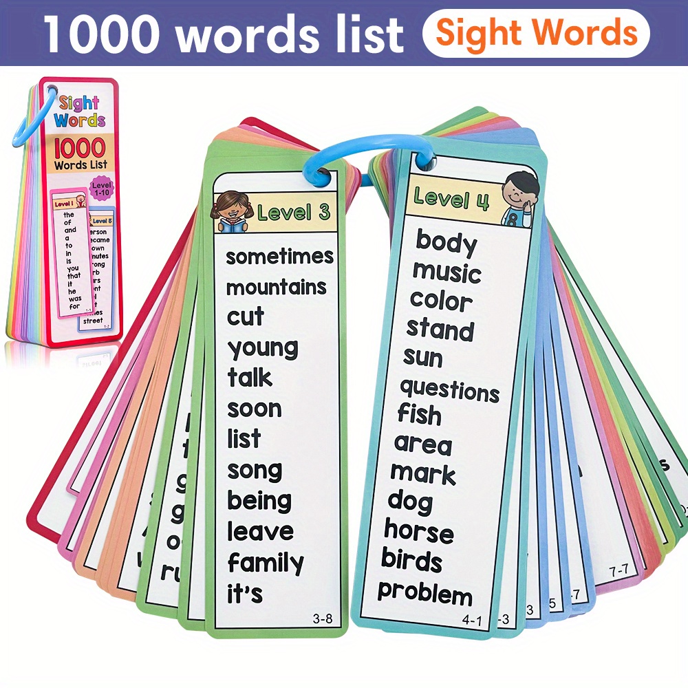 1000 zichtwoorden Flash-kaarte - Flash Card Alphabet recensie en prijs