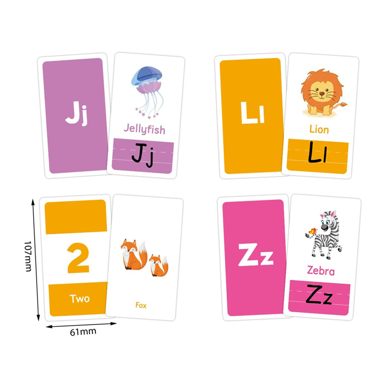 58 stuks flitskaarten 26 alfab - Flash Card Alphabet recensie en prijs