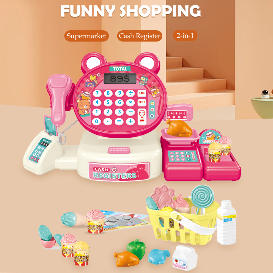 Kassa-speelgoed voor kinderen, - Kids Education Calculator recensie en prijs