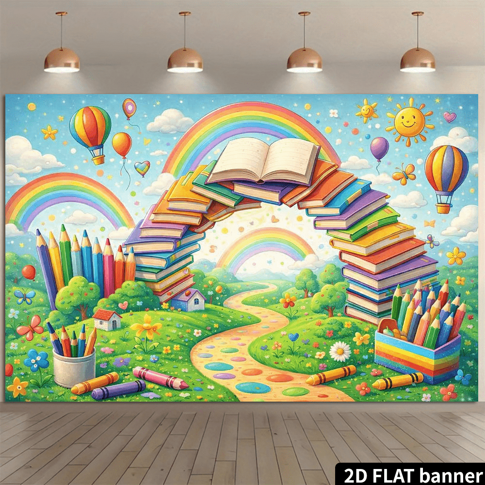 Kleurrijk wandtapijt voor de k - Kids Education Nursery recensie en prijs