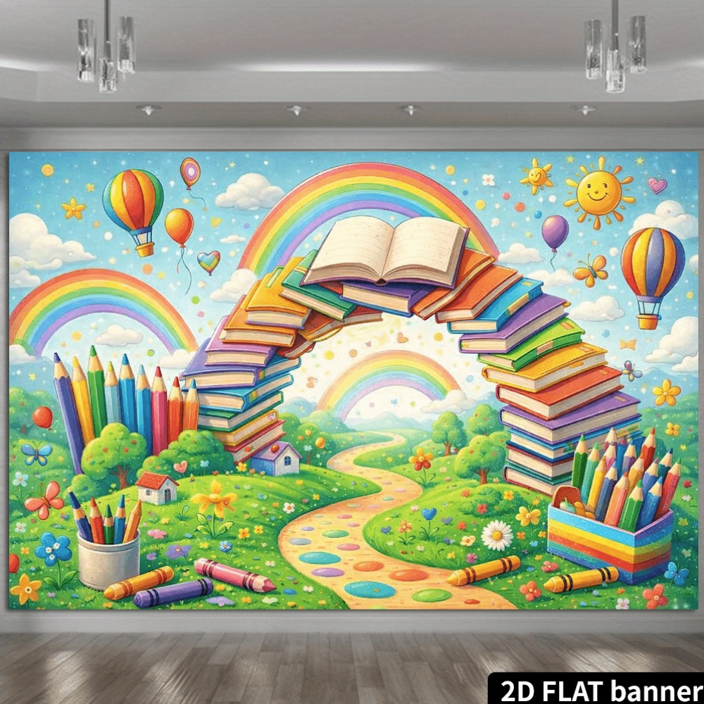 Kleurrijk wandtapijt voor de k - Kids Education Nursery recensie en prijs