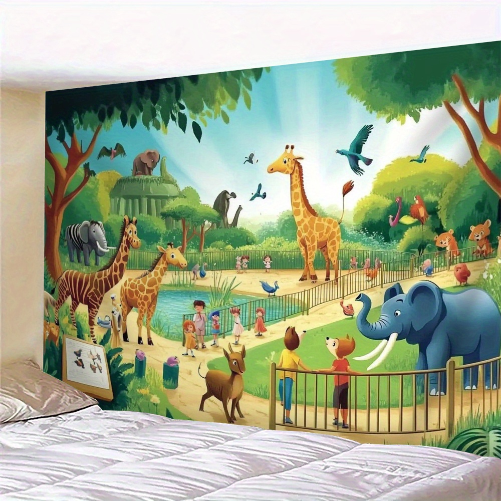 1pc Cartoon Dierentuin Dieren  - Background For Kids Education recensie en prijs